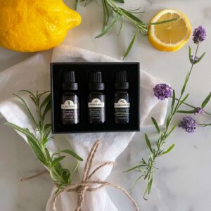 Køb Sæt Med 3 Æteriske Olier online billigt tilbud rabat aroma diffuser